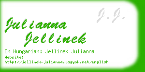 julianna jellinek business card